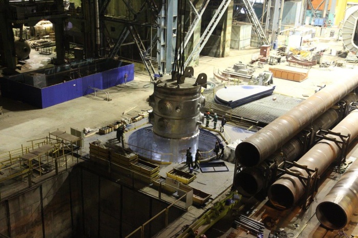 Завершились гидравлические испытания корпуса реактора для Белорусской АЭС.