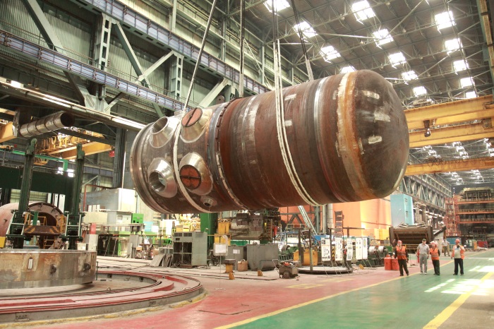 Завершилась сварка корпуса реактора для второго энергоблока Белорусской АЭС.