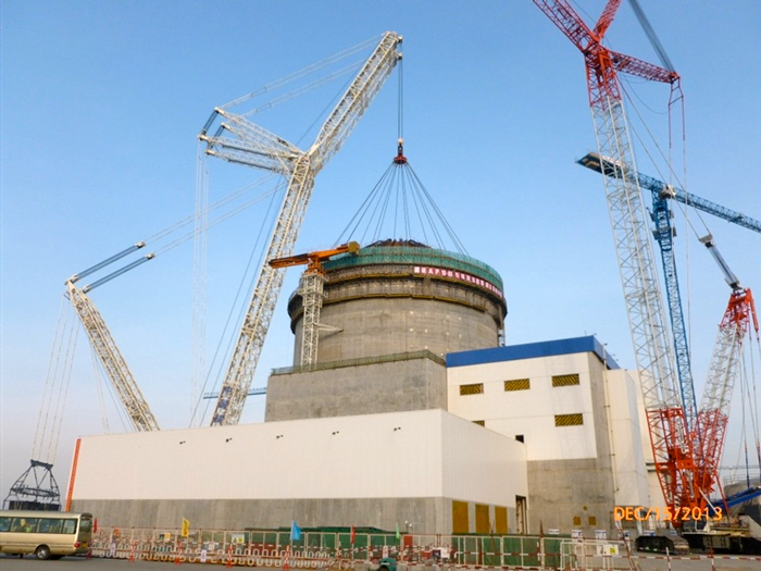 На первом энергоблоке АЭС «Хайян» завершился этап гидростатических испытаний.